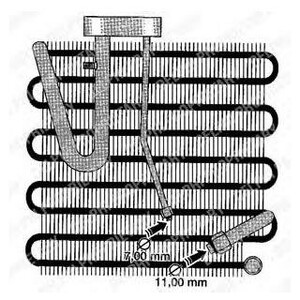 Фото Випаровувач кондиціонера Delphi TSP0525064