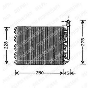 Фото Испаритель, кондиционер Delphi TSP0525091