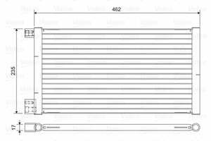 Фото Конденсатор, система кондиціонування повітря Valeo 814433