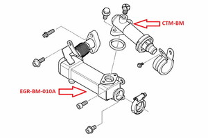 Фото Автозапчасть NTY EGR-BM-010A