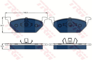 Фото Автозапчасть TRW GDB1984BTE