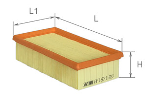 Фото Воздушный фильтр ALPHA FILTER AF1871