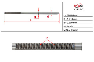 Фото Автозапчасть MSG CI226C