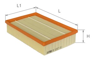 Фото Воздушный фильтр ALPHA FILTER AF1897