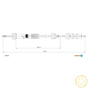Фото Трос зчеплення Adriauto 070176
