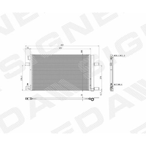 Фото Радиатор кондиционера Signeda RC940135