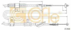 Фото Трос, паркувальна гальмівна система Cofle 17.2522