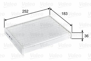 Фото Фільтр, повітря у салоні Valeo 715803