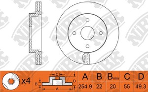 Фото Автозапчастина NiBK RN1458V