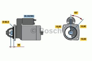 Фото Стартер Bosch 0 986 017 270