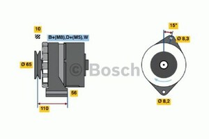 Фото Генератор Bosch 0 986 036 510