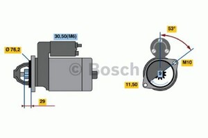 Фото Стартер Bosch 0 001 107 425