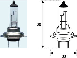 Фото Автолампа h7, 12v 55w, цоколь px26d Forma Parts (FPS) ALH712