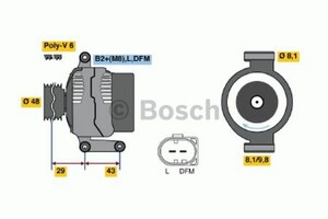 Фото Генератор Bosch 0 986 047 220