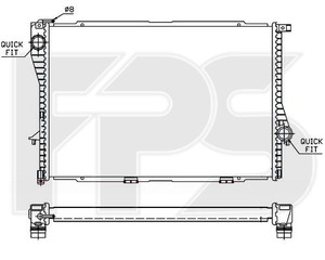 Фото Радиатор Forma Parts (FPS) FP14A44X