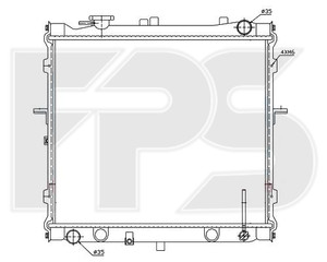 Фото Радиатор Forma Parts (FPS) FP40A1097