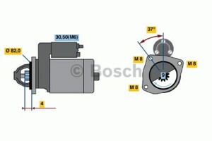 Фото Стартер Bosch 0 986 021 640