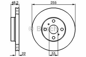 Фото Гальмівний диск Bosch 0 986 478 578