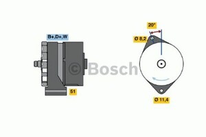 Фото Генератор Bosch 0 986 033 840