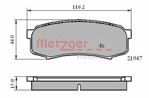 Фото Автозапчастина Metzger 1170871