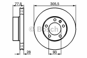 Фото Гальмівний диск Bosch 0 986 479 001