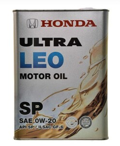 Фото Масло моторное (engine oil 0w-20 sp/gf-6 ultra leo), 4l Honda 08227-99974