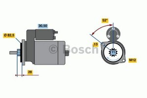 Фото Стартер Bosch 0 986 018 751