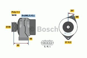 Фото Генератор Bosch 0 986 042 991