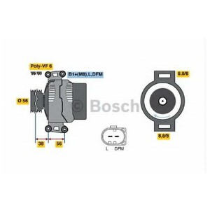 Фото Генератор Bosch 0 124 615 009