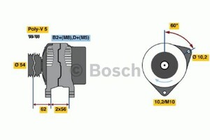 Фото Генератор Bosch 0 124 225 041