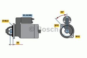 Фото Стартер Bosch 0 986 021 310