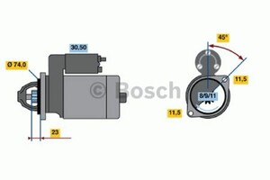 Фото Стартер Bosch 0 986 012 831