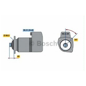 Фото Стартер Bosch 0 001 510 010