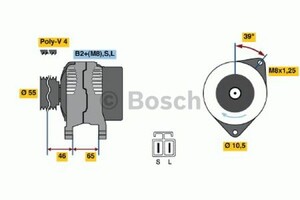 Фото Генератор Bosch 0 986 042 690