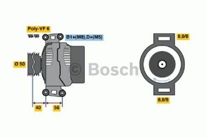 Фото Генератор Bosch 0 986 046 610