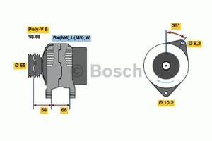 Фото Генератор Bosch 0 986 042 201