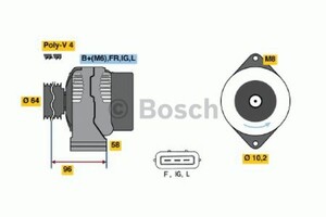 Фото Генератор Bosch 0 986 042 861