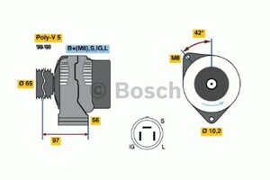 Фото Генератор Bosch 0 986 038 591