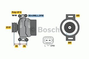 Фото Генератор Bosch 0 986 046 200