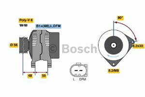 Фото Генератор Bosch 0 124 325 051