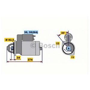 Фото Стартер Bosch 0 001 219 014