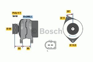 Фото Генератор Bosch 0 986 046 060