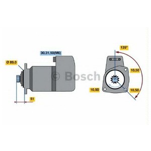 Фото Стартер Bosch 0 001 416 003