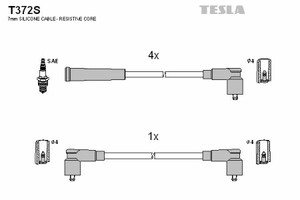 Фото Комплект дротів запалювання TESLA T372S