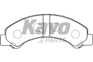 Фото Комлект гальмівних колодок, дисковий механізм KAVO PARTS BP-3513