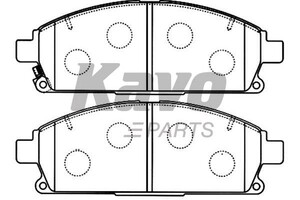 Фото Комлект гальмівних колодок, дисковий механізм KAVO PARTS BP-6568