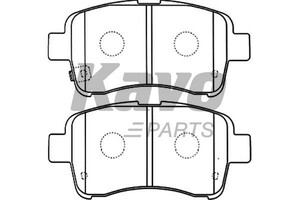 Фото Комлект гальмівних колодок, дисковий механізм KAVO PARTS BP-8525