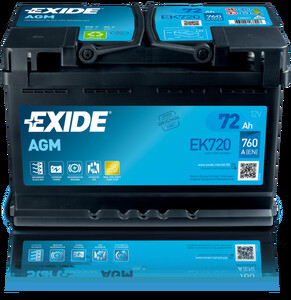 Фото Акумулятор EXIDE EK720