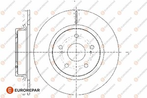 Фото Гальмівний диск EUROREPAR 1667861280