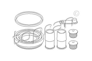 Фото Ремкомплект, гальмівний супорт Topran 108 348 466